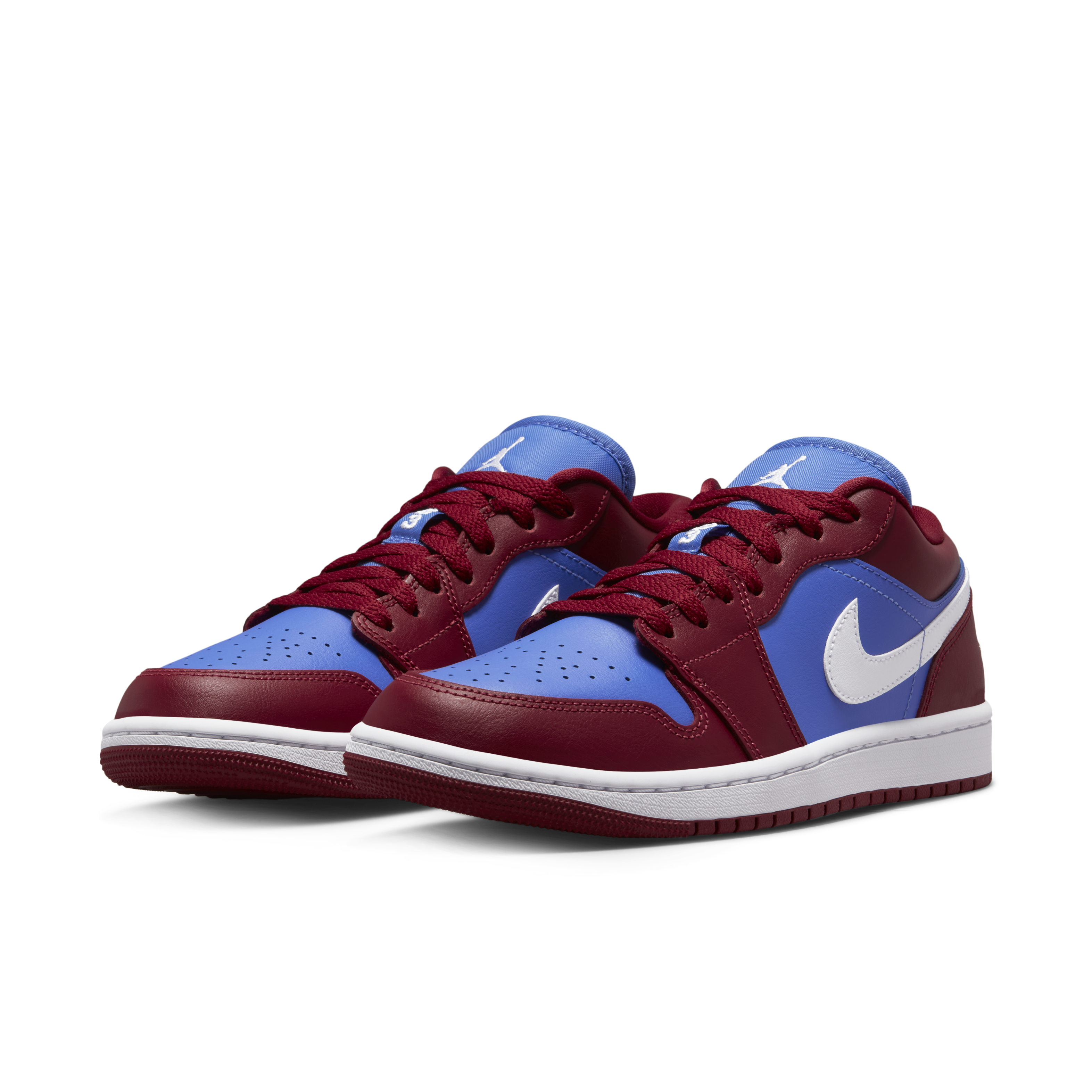 (Women) Air Jordan 1 Low ‘Deep Red Blue’ DC0774-604