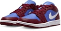 Shop (W) Air Jordan 1 Low 'Merah Gelap Biru' DC0774-604