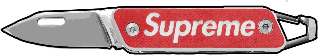 supreme-true-modern-keychain-knife-red
