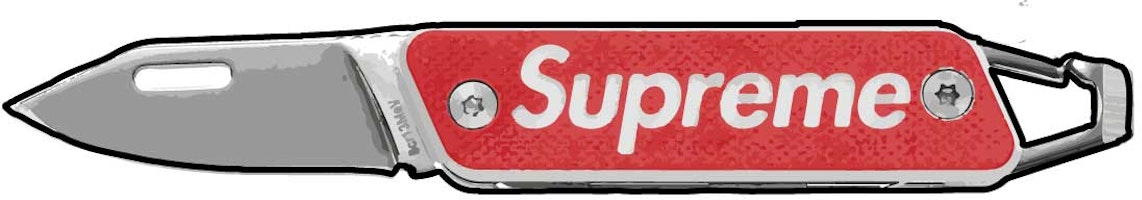 Supreme TRUE Modern Keychain Knife 'Red' Supreme TRUE Modern Keychain Knife 'Red'