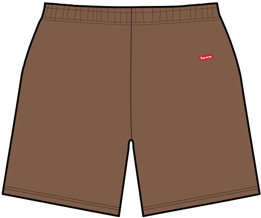 supreme-small-box-sweatshort-ss-22-olive-brown
