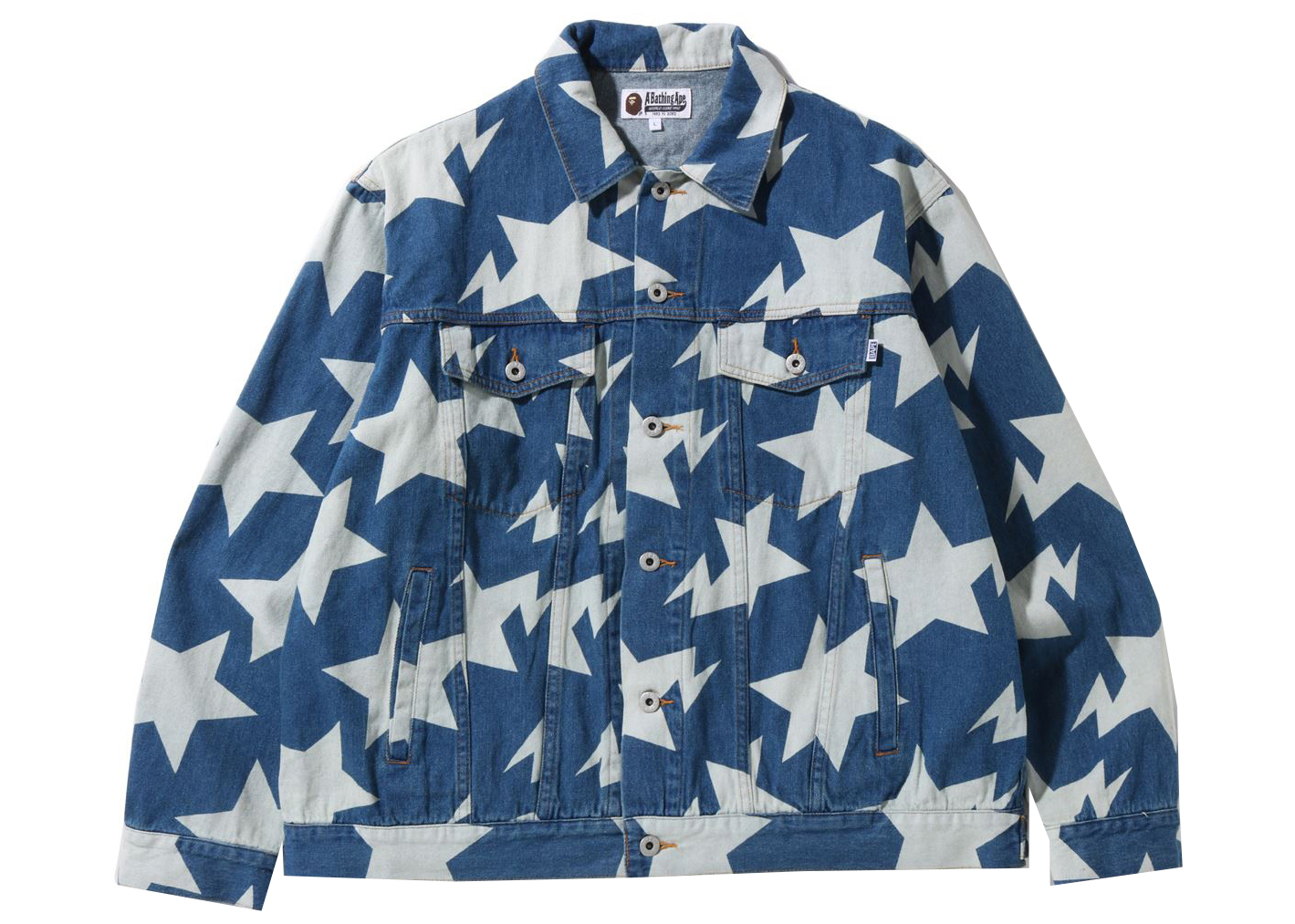 ヴィンテージ復刻 A BATHING APE シャーク デニムジャケット 2281