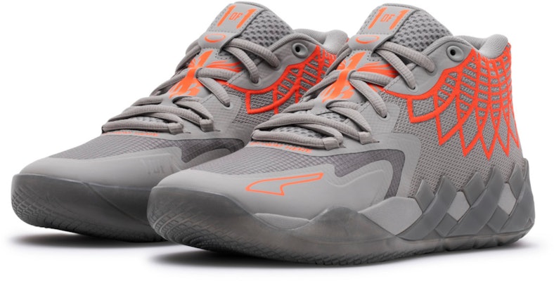 LaMelo Ball x Puma MB.01 'Grey Red' 376443-09 Order LaMelo Ball x Puma MB.01 'Grey Red' 376443-09
