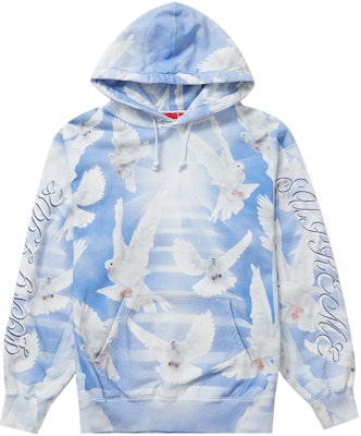 Supreme Doves Hooded Sweatshirt (SS22) Blue - Novelship