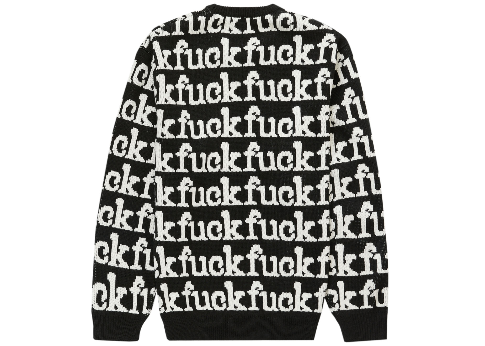 サロン専売supreme Fuck Sweater サイズS 黒 Black ニット/セーター