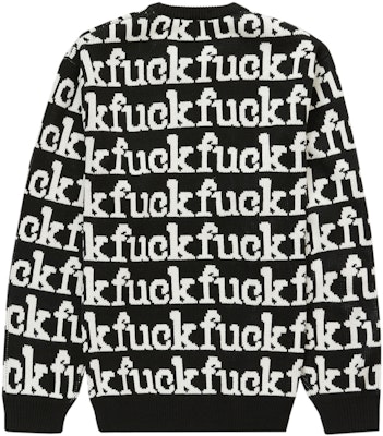 Supreme Fuck Sweater (SS22) Black - Novelship