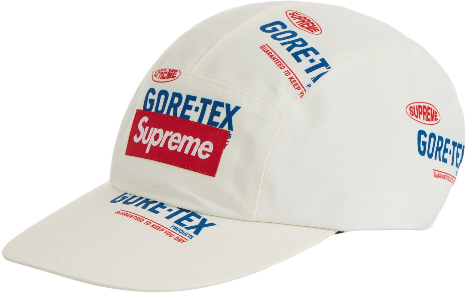 Supreme x GORE‑TEX Polartec Long Bill Camp Cap Natural Logos - Novelship