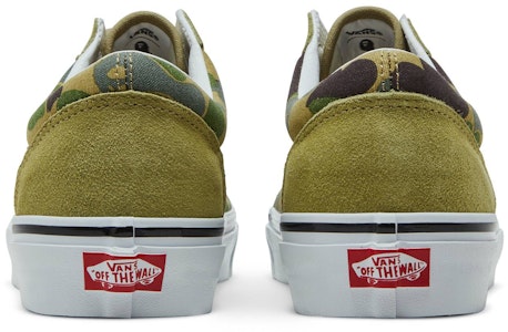 Bape x Vans Old Skool 36 DX 'Green ABC Camo' Hijau Camo. VN0A54F37BE Details for Bape x Vans Old Skool 36 DX 'Green ABC Camo' Hijau Camo. VN0A54F37BE