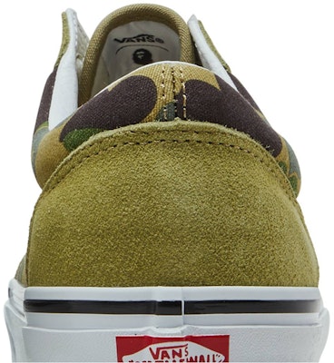 Bape x Vans Old Skool 36 DX 'Green ABC Camo' VN0A54F37BE Sizing Bape x Vans Old Skool 36 DX 'Green ABC Camo' VN0A54F37BE
