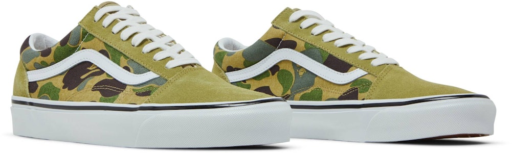 Bape x Vans Old Skool 36 DX 'Green ABC Camo' Hijau Camo. VN0A54F37BE Cheap Bape x Vans Old Skool 36 DX 'Green ABC Camo' Hijau Camo. VN0A54F37BE