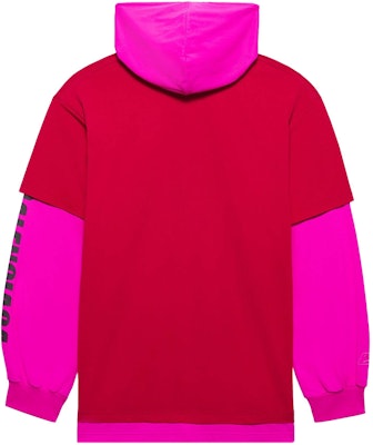 Balenciaga Your Logo Here Hooded T-Shirt 'Raspberry/White' Order Balenciaga Your Logo Here Hooded T-Shirt 'Raspberry/White'