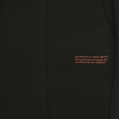 Off-White Light Wool Tailored Pant 'Black' Lookbook Off-White Light Wool Tailored Pant 'Black'