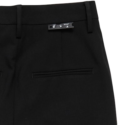 Off-White Formal Straight Leg Pants 'Black' Lookbook Off-White Formal Straight Leg Pants 'Black'