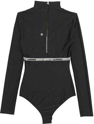 Off-White Athletic Logo Piping Shiny Body 'Black' Order Off-White Athletic Logo Piping Shiny Body 'Black'