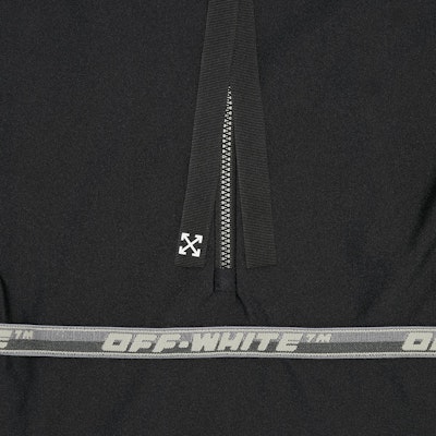 Off-White Athletic Logo Piping Shiny Body 'Black' Lookbook Off-White Athletic Logo Piping Shiny Body 'Black'