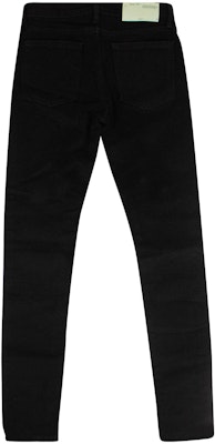 Off-White Denim Skinny Jeans 'Black' Order Off-White Denim Skinny Jeans 'Black'