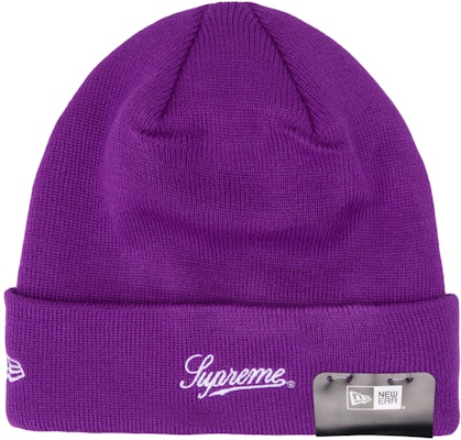 Supreme x Skittles New Era Beanie Purple - Novelship