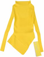 Off-White Asymmetric Knit Top 'Yellow' Off-White Asymmetric Knit Top 'Yellow'