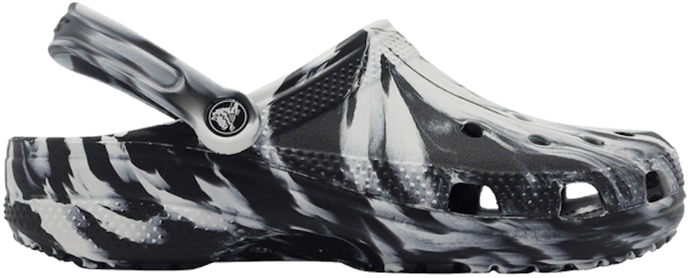 White and 2025 black crocs