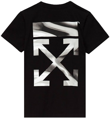 Off-White Liquid Melt Arrows Casual Tee 'Black/Grey' Order Off-White Liquid Melt Arrows Casual Tee 'Black/Grey'