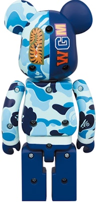 Bearbrick x BAPE Medicom Toy ABC Camo Chogokin 200% Blue - US