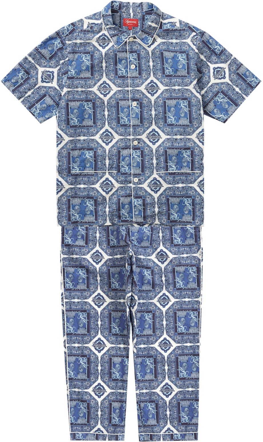 Supreme Regency Pajama Set 'Blue' - Novelship