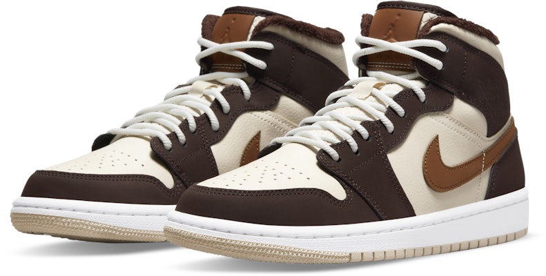 (Women) Air Jordan 1 Mid 'Brown Fleece' DO6699-200 Shop (Women) Air Jordan 1 Mid 'Brown Fleece' DO6699-200