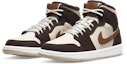Shop (W) Air Jordan 1 Mid 'Brown Fleece' Lelaki Coklat Fleece DO6699-200