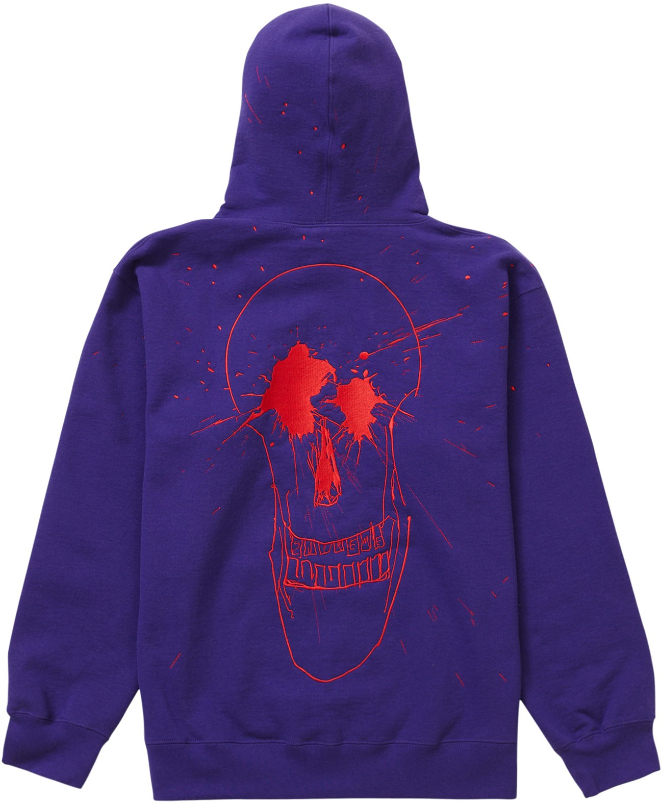 Supreme x Ralph Steadman Skull Hooded Sweatshirt 'Purple