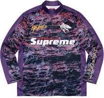 Supreme Waves Zip Pullover 'Purple' Supreme Waves Zip Pullover 'Purple'