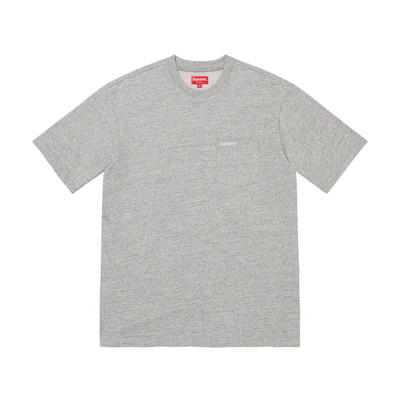 Supreme S/S Pocket Tee (SS22) 'Heather Grey'