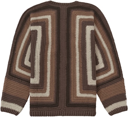 Supreme Hand Crocheted Sweater 'Brown' - Novelship