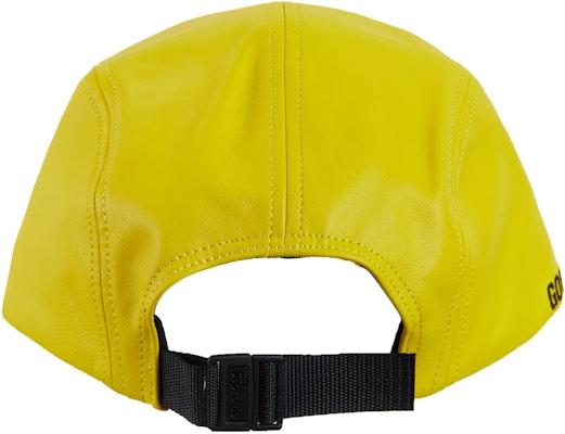 Supreme GORE‑TEX Leather Camp Cap 'Yellow' - Novelship