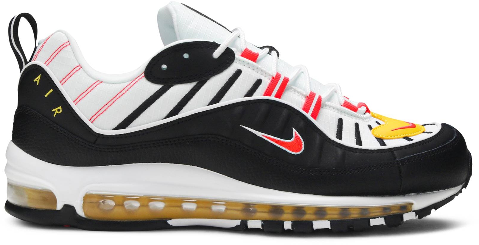 Black and yellow air max 98 hotsell