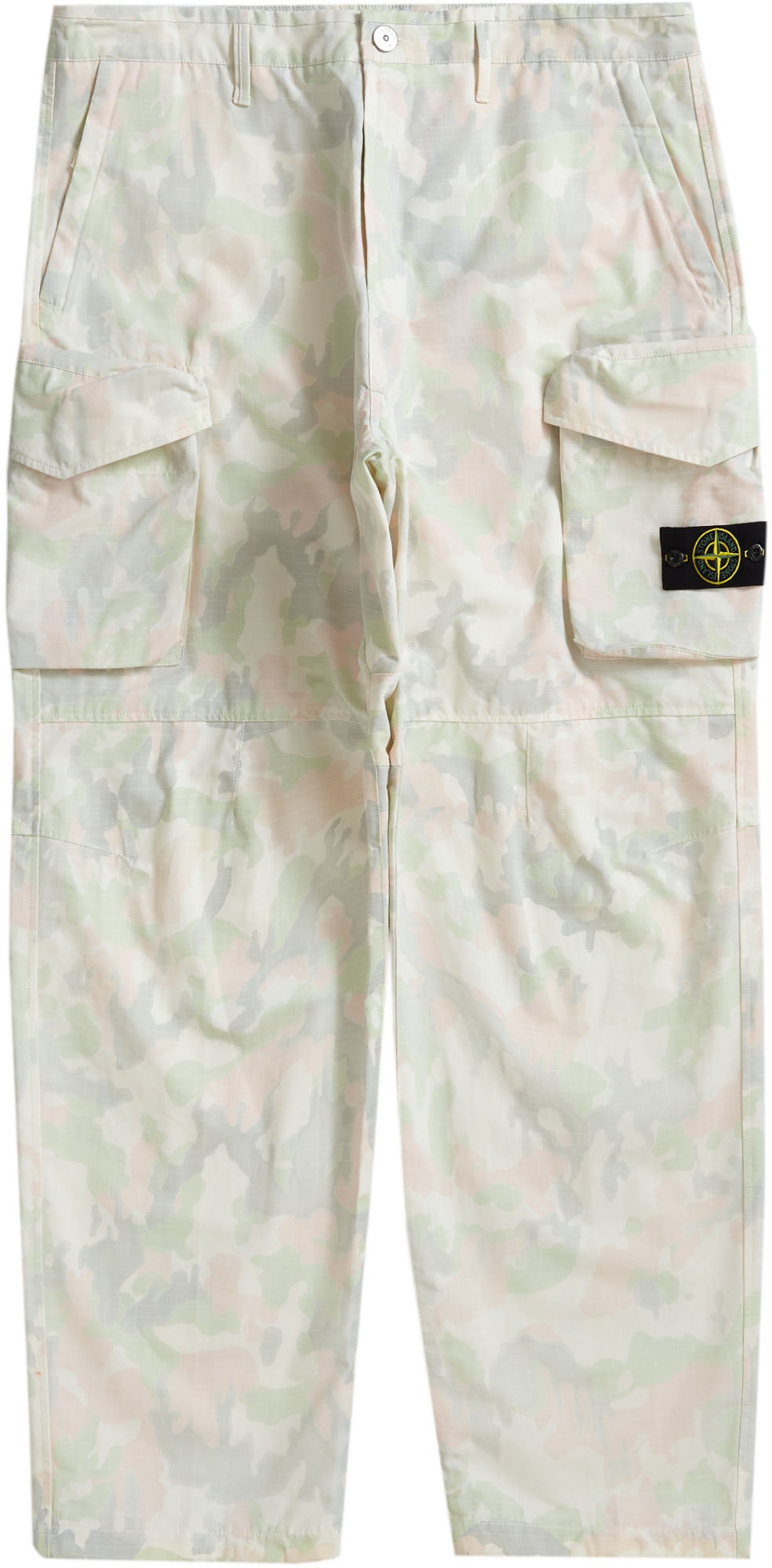 Supreme x Stone Island Reactive Ice Camo Ripstop Cargo Pant Tan