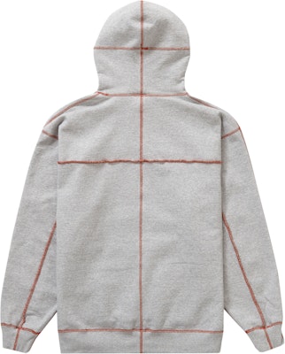 【良品】シュプリーム Coverstitch Hooded Sweatshirtサイズタグ表記上XL下L