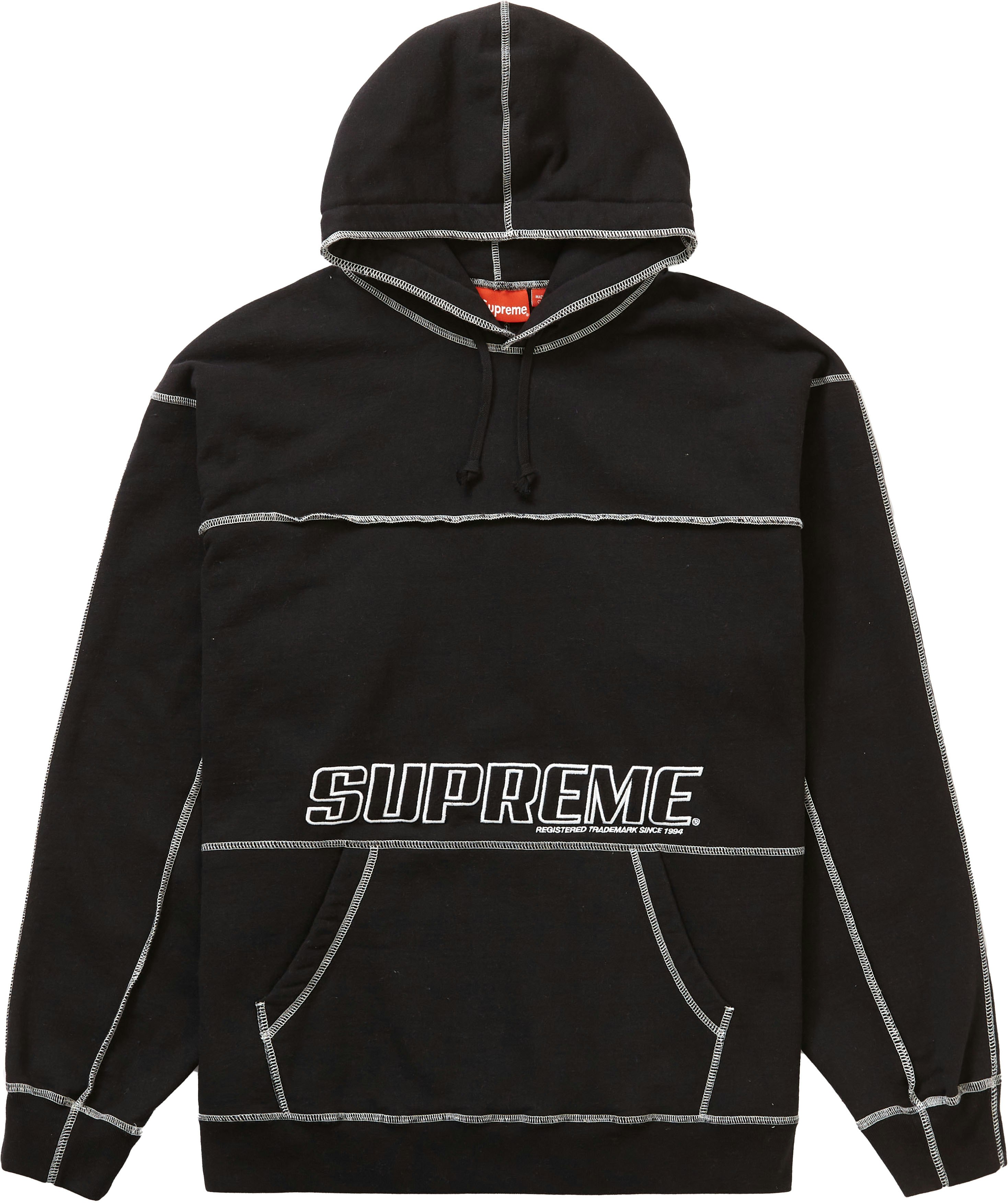 supreme Coverstitch Hooded Sweatshirt