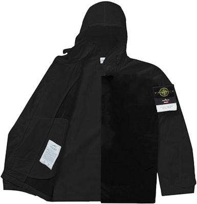 Supreme x Stone Island Cotton Cordura Shell Jacket Black - Novelship