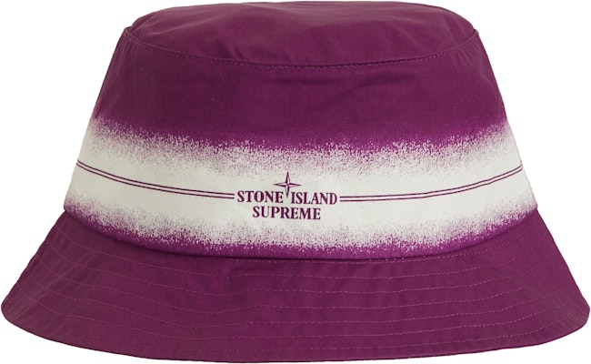 Supreme x Stone Island Stripe Crusher Purple