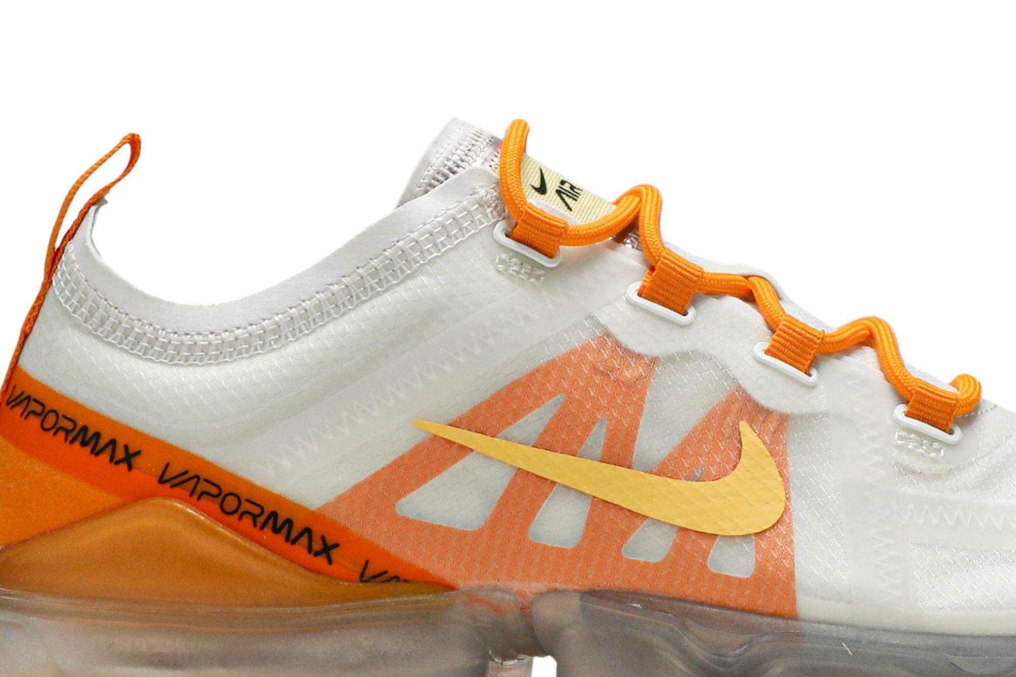 nike vapormax 2019 white orange