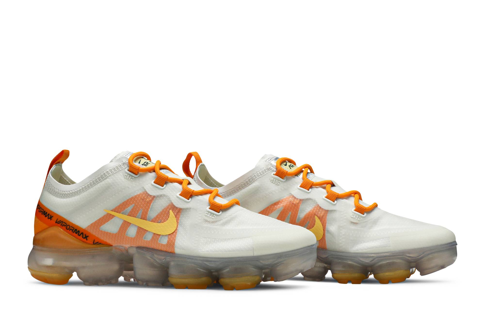 nike vapormax 2019 white orange