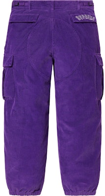 Supreme x Nike Arc Corduroy Cargo Pant Purple - Novelship