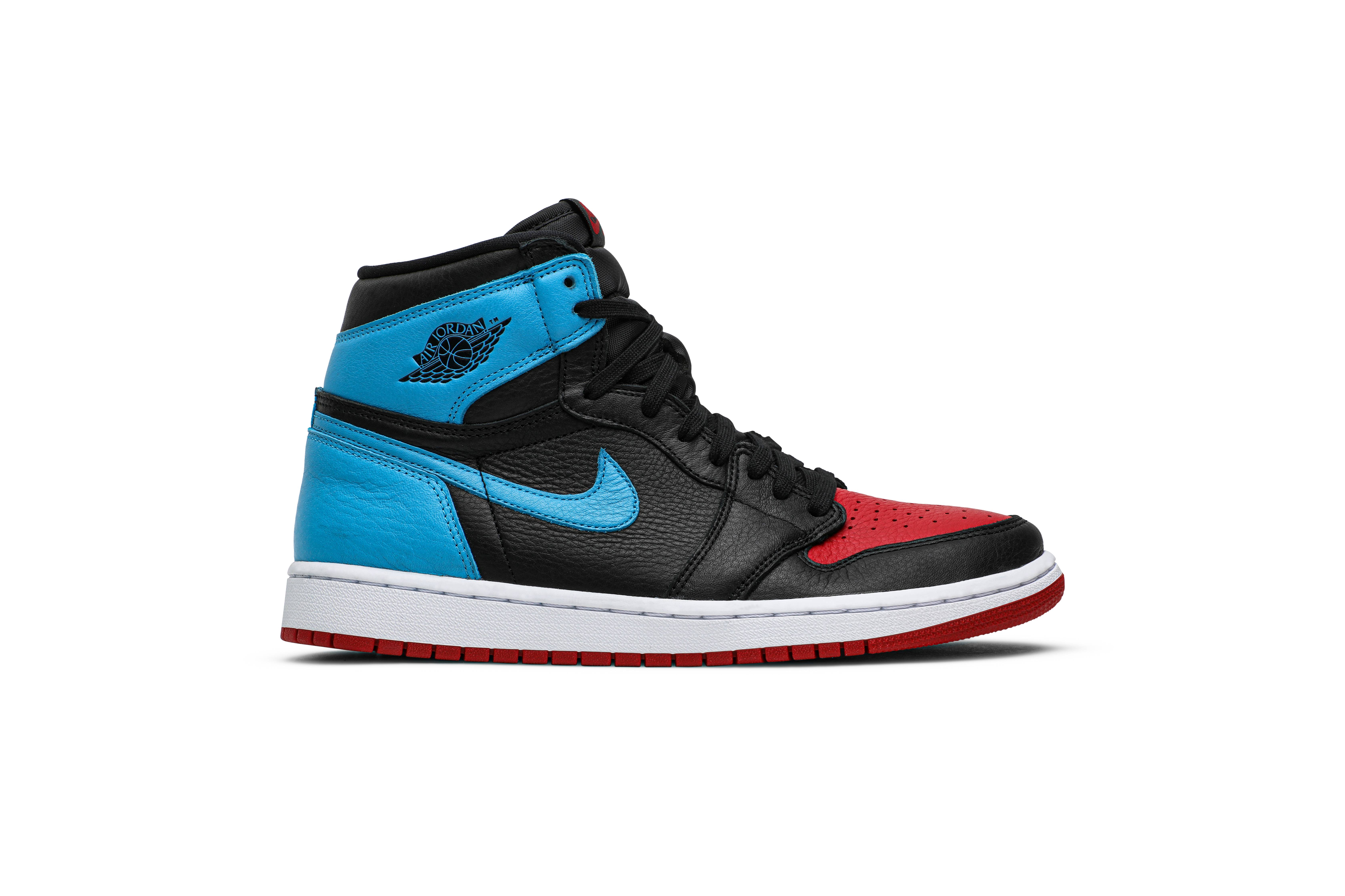 chicago jordan 1 blue and red
