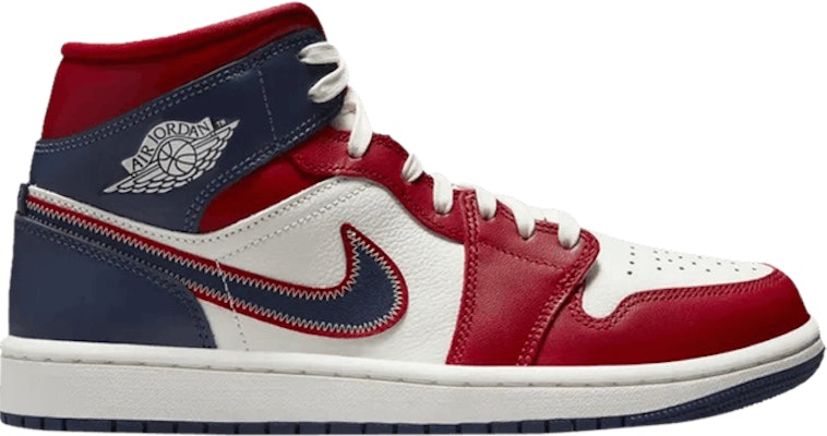(Women) Air Jordan 1 Mid SE 'USA' 2022 DQ7648-600 Buy (Women) Air Jordan 1 Mid SE 'USA' 2022 DQ7648-600