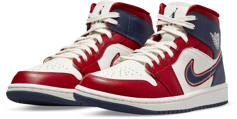 (Women) Air Jordan 1 Mid SE 'USA' 2022 DQ7648-600 Shop (Women) Air Jordan 1 Mid SE 'USA' 2022 DQ7648-600