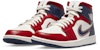 (W) Air Jordan 1 Mid SE 'USA' 2022 Lelaki Perempuan Kasut Sukan. DQ7648-600