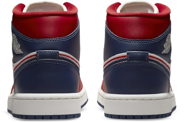 (Women) Air Jordan 1 Mid SE 'USA' 2022 DQ7648-600 Purchase (Women) Air Jordan 1 Mid SE 'USA' 2022 DQ7648-600