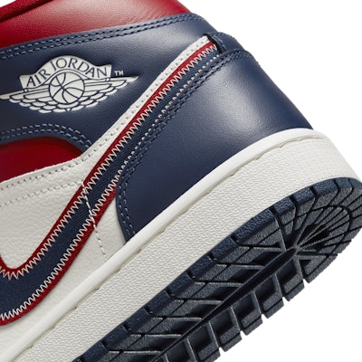 (Women) Air Jordan 1 Mid SE 'USA' 2022 DQ7648-600 Sizing (Women) Air Jordan 1 Mid SE 'USA' 2022 DQ7648-600