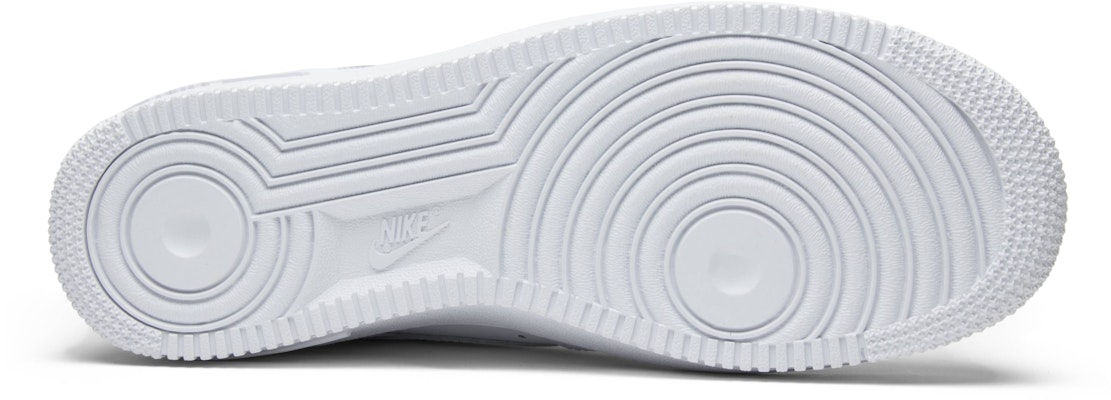 Nike Air Force 1 Low Fo' Fi' Fo Men's Size 5 White Red Yellow  Custom AQ5107-100