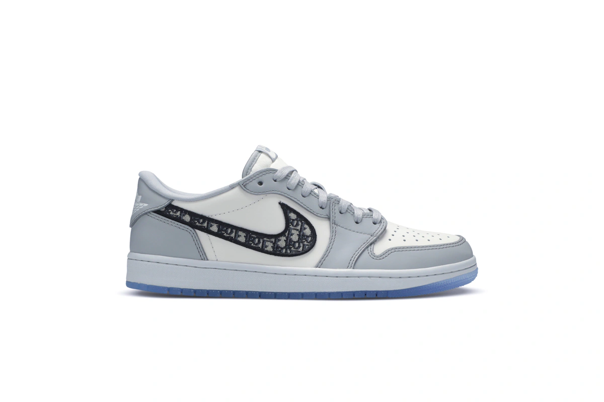Dior x Air Jordan 1 Low 'Wolf Grey'